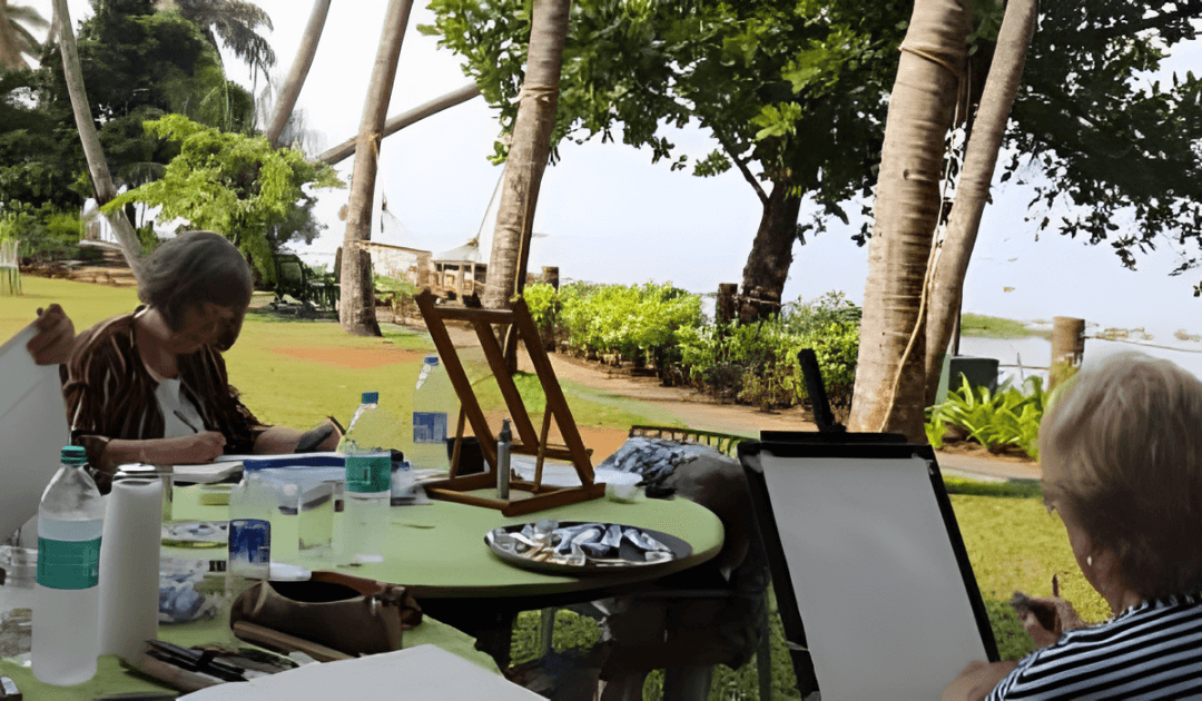 Kerala (India) Painting Holiday with Susanna Bailey